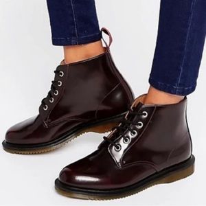 Dr. Marten Cherry Red Emmeline Boots